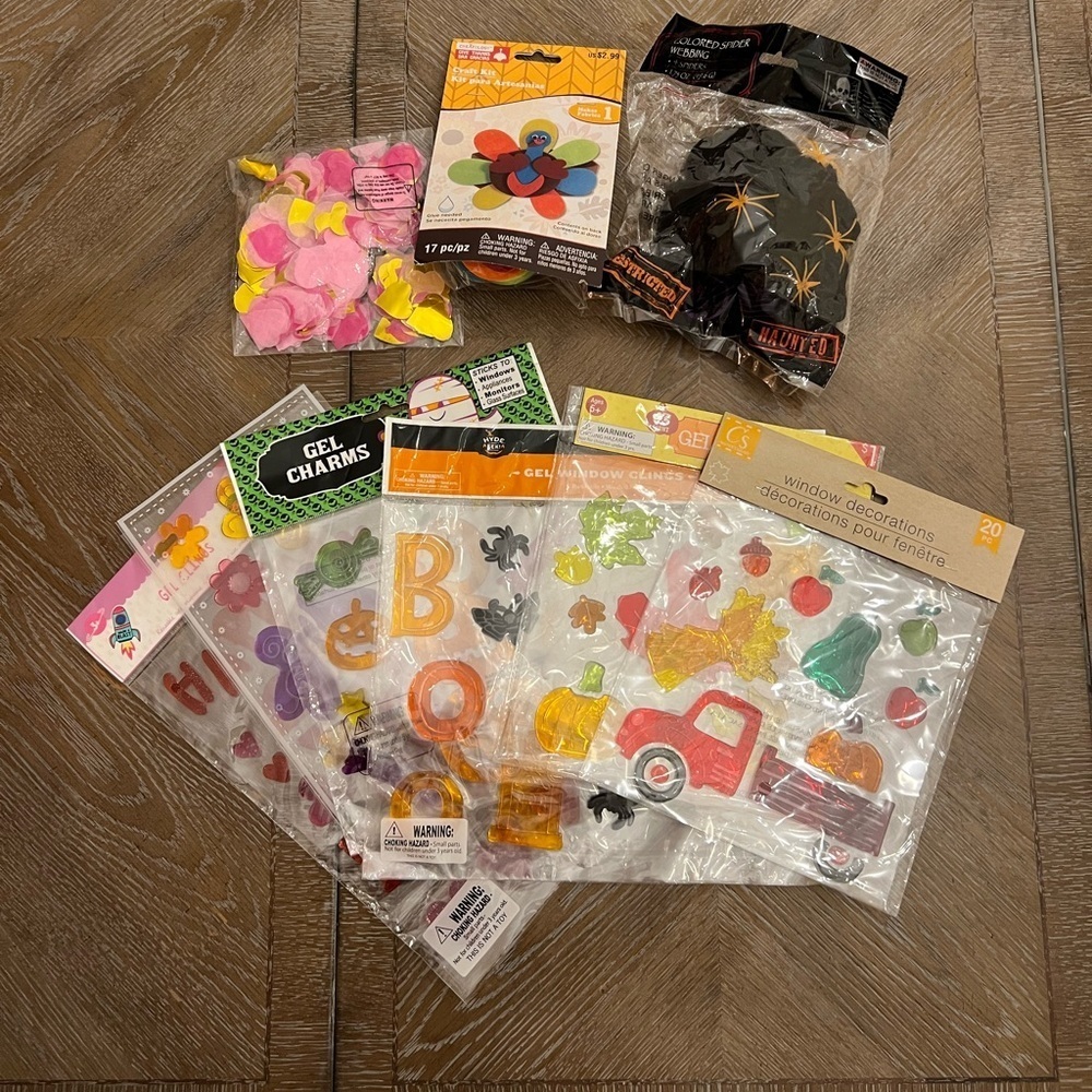 Window clings decorations